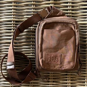 BEIS Brown Crossbody Bag